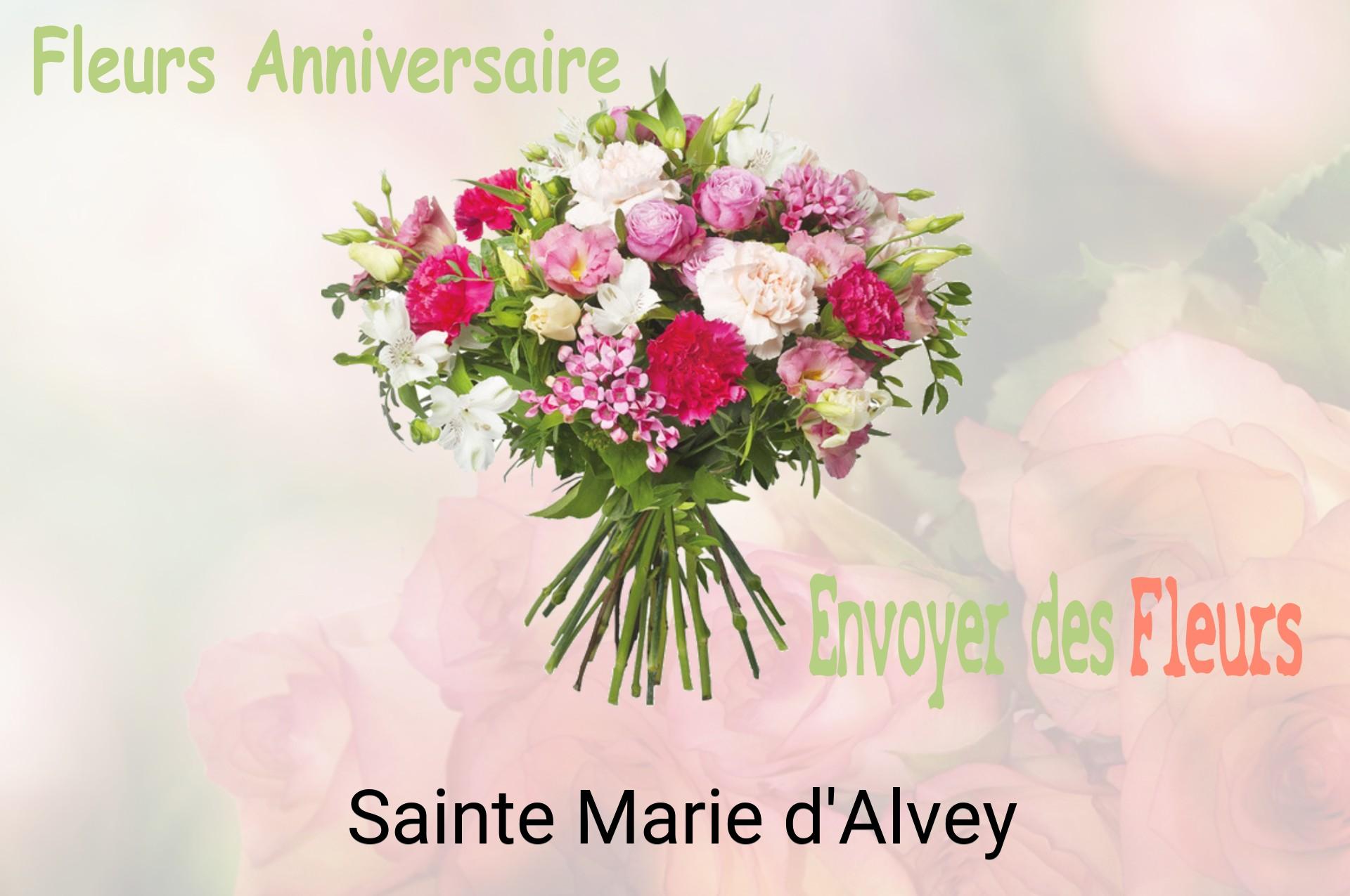 Bouquet de fleurs d’anniversaire livré à Sainte-Marie-d'Alvey