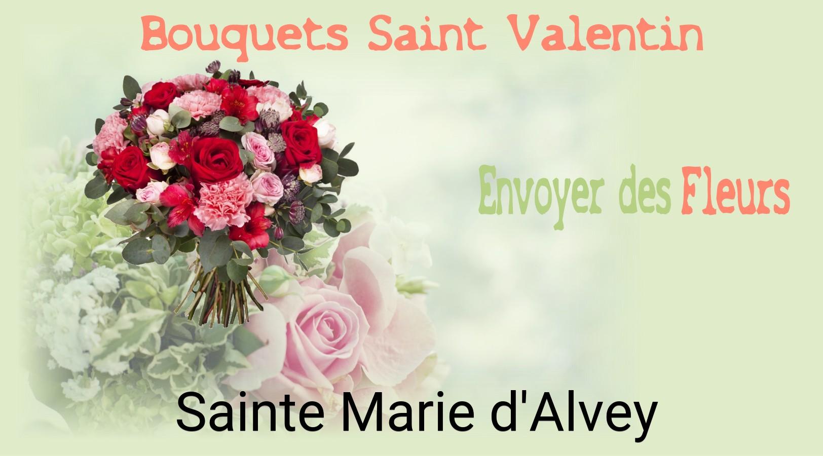 Roses de Saint-Valentin livrées à Sainte-Marie-d'Alvey